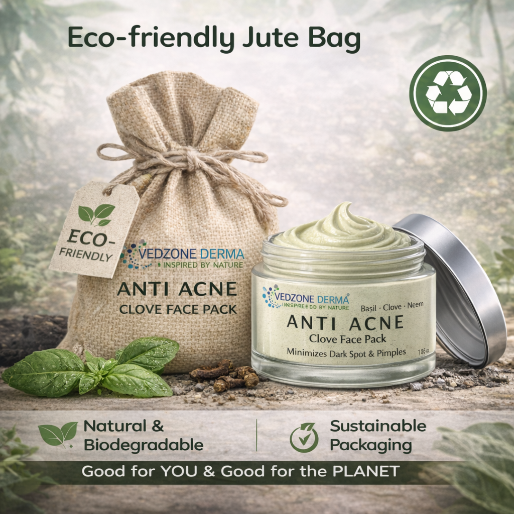 Ayurvedic Anti Acne Clove Face Pack for Minimizing Dark Sports and Pimple; 50g.