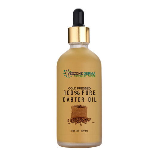 Pure Castor Oil -For Stronger Hair, Skin & Nails - No Mineral Oil & Silicones -100ml…