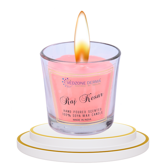 Raj kesar - Hand Poured Candle