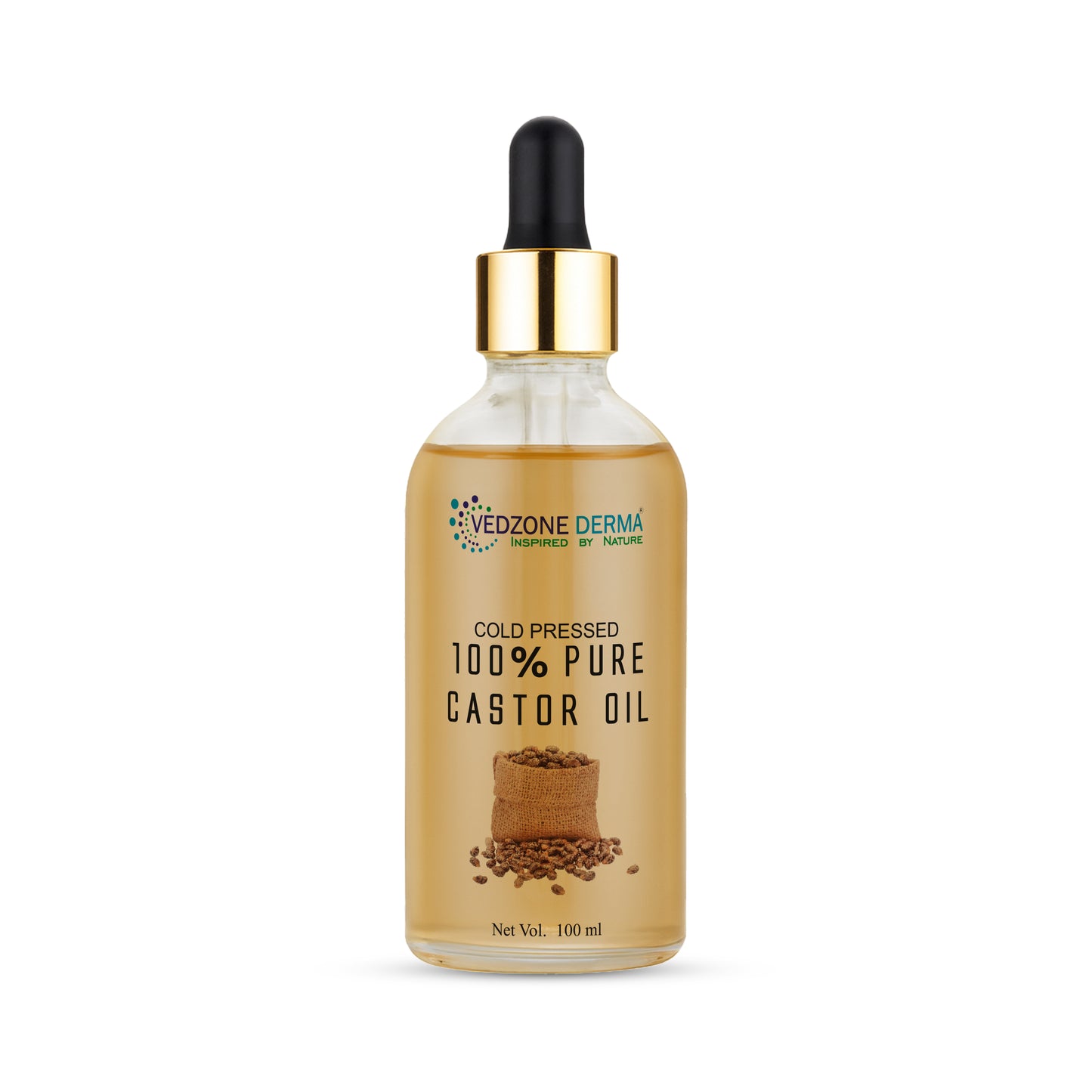 Pure Castor Oil -For Stronger Hair, Skin & Nails - No Mineral Oil & Silicones -100ml…