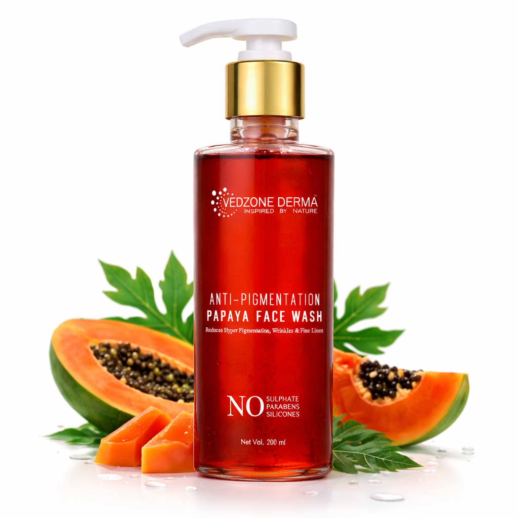 Anti-Pigmentation Papaya Face Wash For Wrinkles & Fine Lines; 200ml