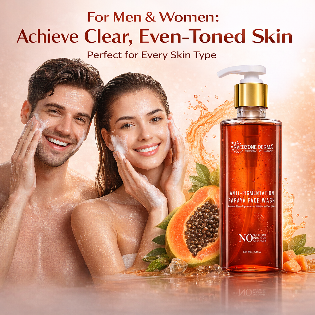 Anti-Pigmentation Papaya Face Wash For Wrinkles & Fine Lines; 200ml