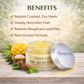 Foot Butter Balm For Dry, Cracked Feet With Shea, Mango, Kokum & Cocoa Butter; 100g