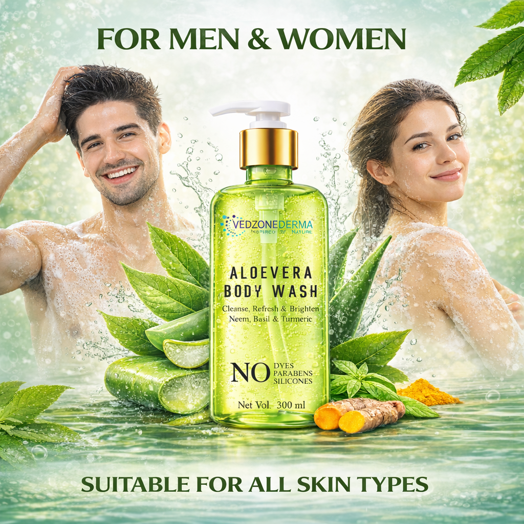 Aloe Vera Body Wash for Cleanse and Refresh; 300 ml.