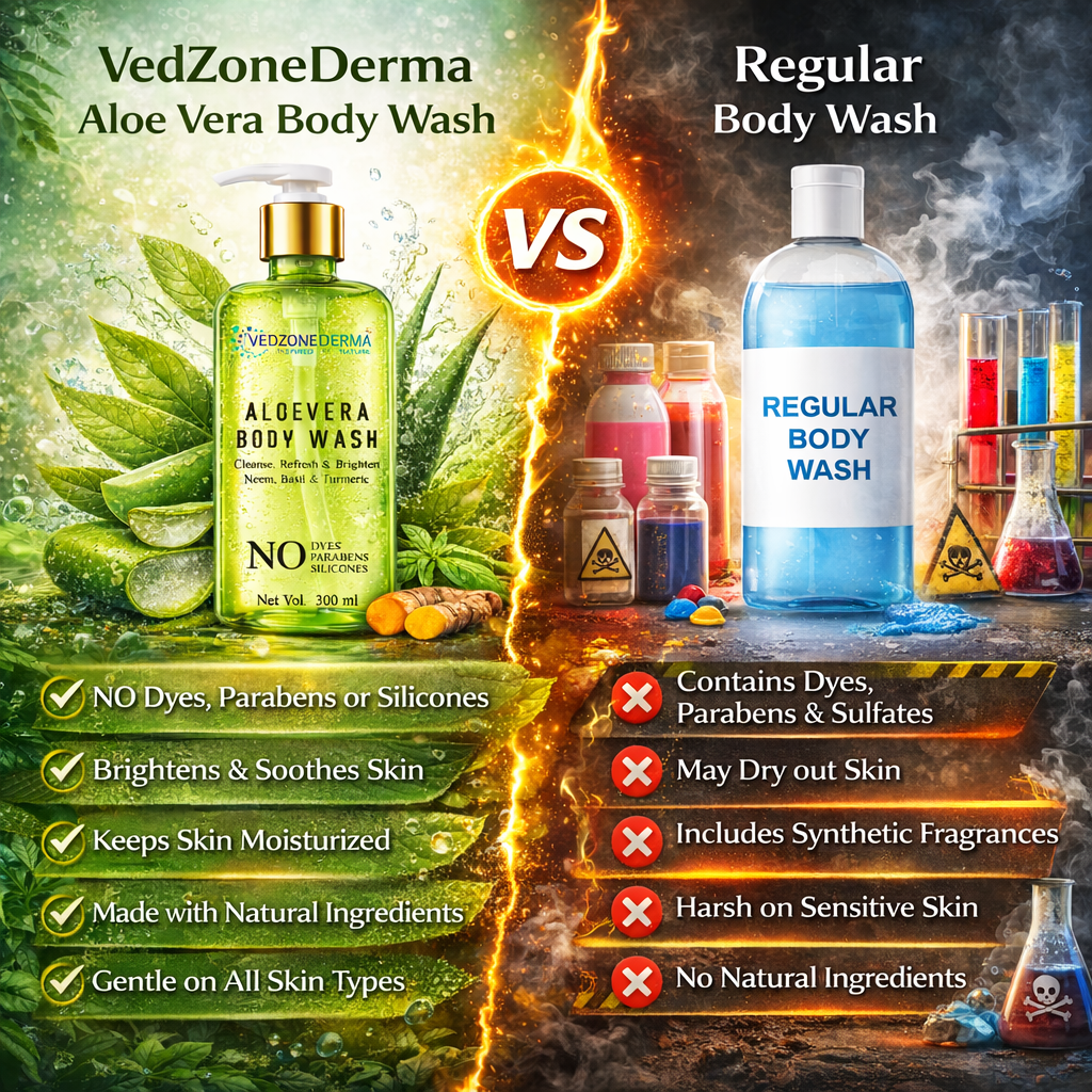 Aloe Vera Body Wash for Cleanse and Refresh; 300 ml.