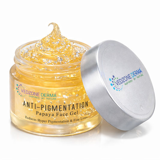 Ayurvedic Papaya Face Gel Crème For Reducing Pigmentation & Fine Lines; 50g