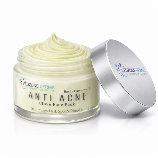 Ayurvedic Anti Acne Clove Face Pack for Minimizing Dark Sports and Pimple; 50g.
