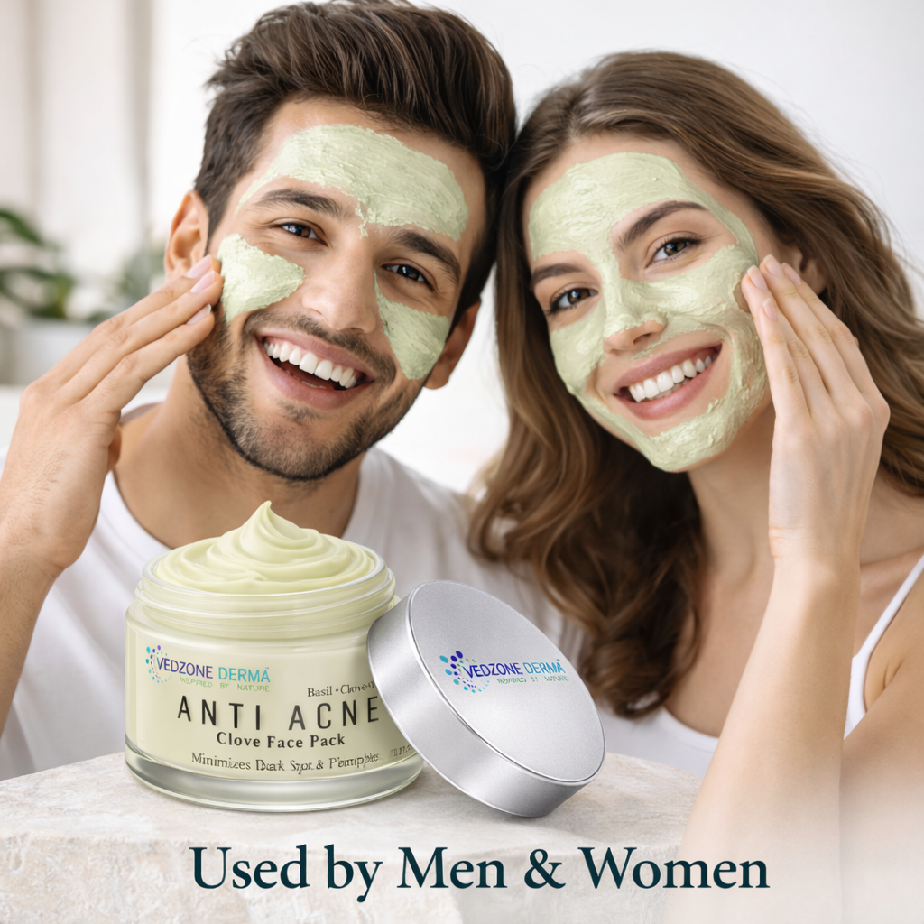 Ayurvedic Anti Acne Clove Face Pack for Minimizing Dark Sports and Pimple; 50g.