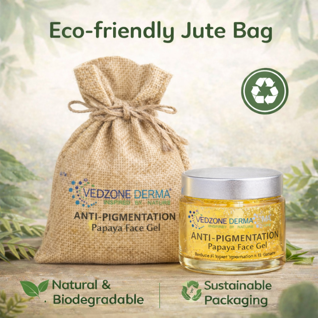 Ayurvedic Papaya Face Gel Crème For Reducing Pigmentation & Fine Lines; 50g