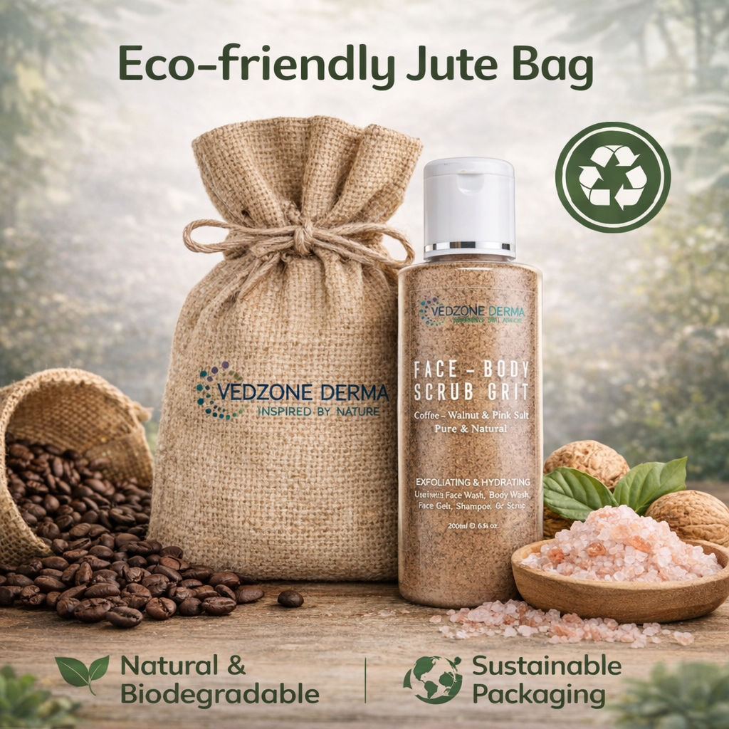 Natural Coffee, Walnut & Pink Salt Face Body Scrub for Dull and Dry Skin; 75g.