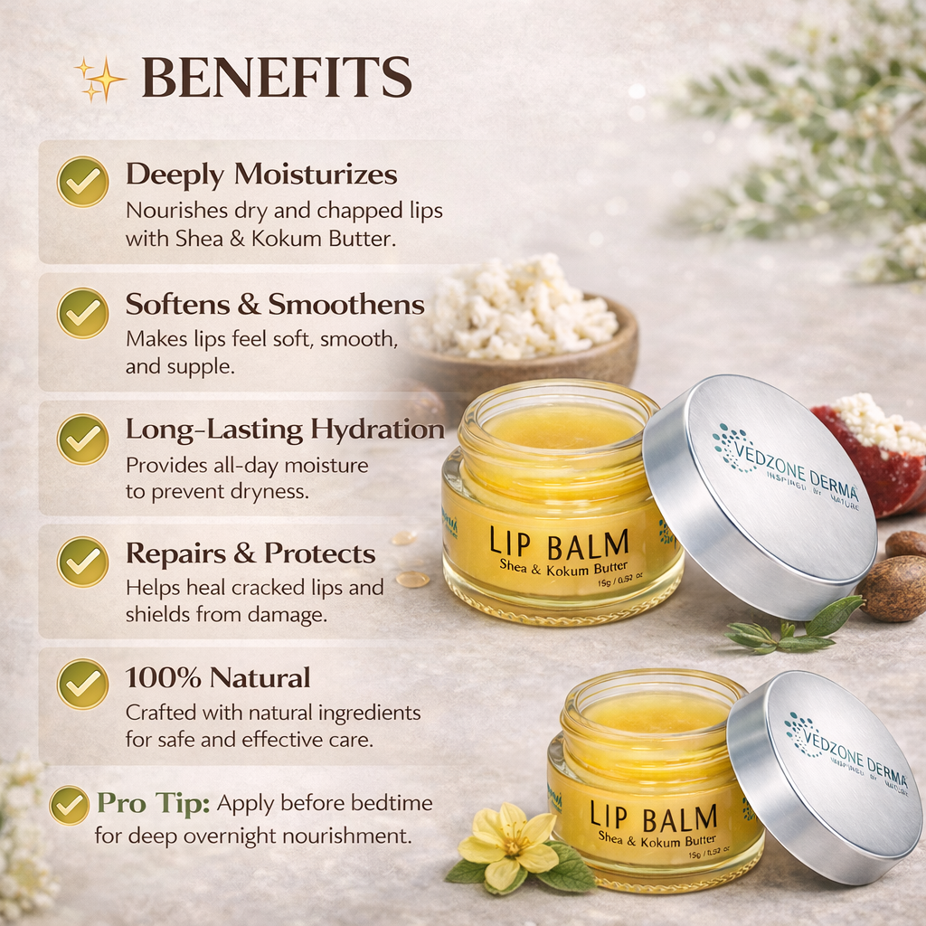 Lip Balm For Hydrating, Soft & Nourishing Lip; 15g