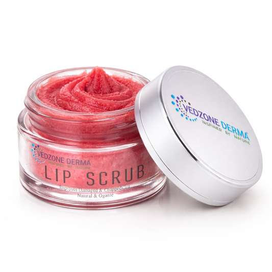 Lip Scrub For Dark, Damaged and Chapped Lips With Natural Oils & Butters ; 30g.