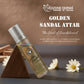 Vedzone Derma Golden Sandal Attar 10ml - The Timeless Luxury of Pure Sandalwood-A Fragrance of Peace & Prestige.