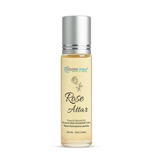 Vedzone Derma Rose Attar 10ml - The Essence of Eternal Romance