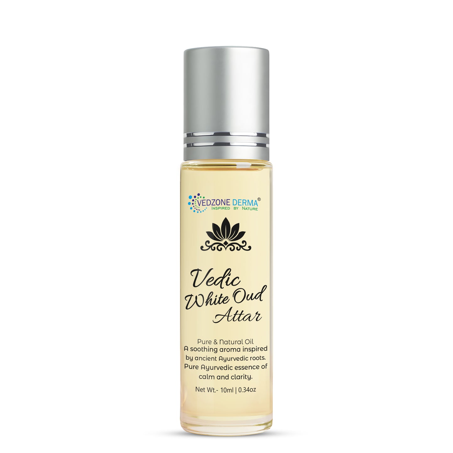 Vedzone Derma Vedic White Oud Attar 10ml - Where Ancient Wisdom Meets Timeless Luxury.